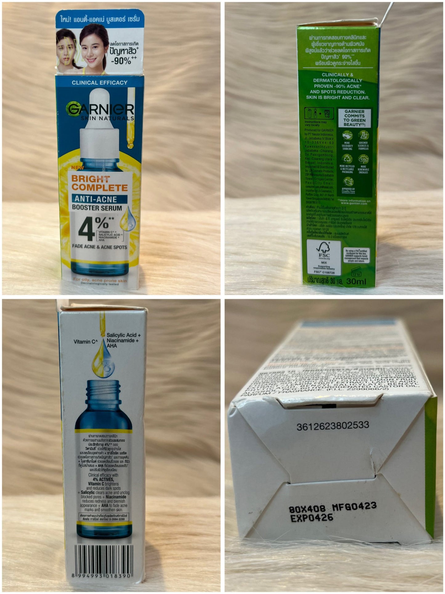(Discounted Product ) Garnier Bright Complete Anti Acne Booster Serum 30ml