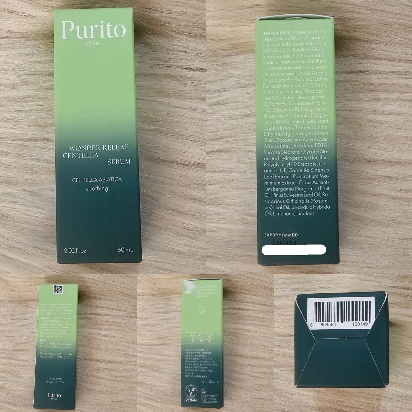 PURITO Wonder Releaf Centella Serum 60ml