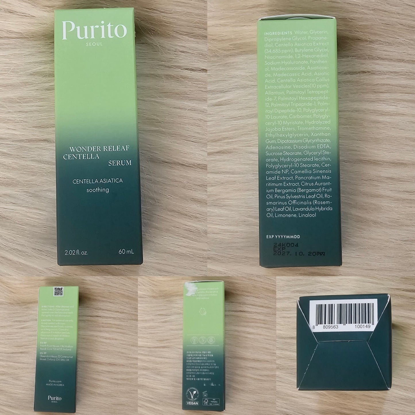 PURITO Wonder Releaf Centella Serum 60ml