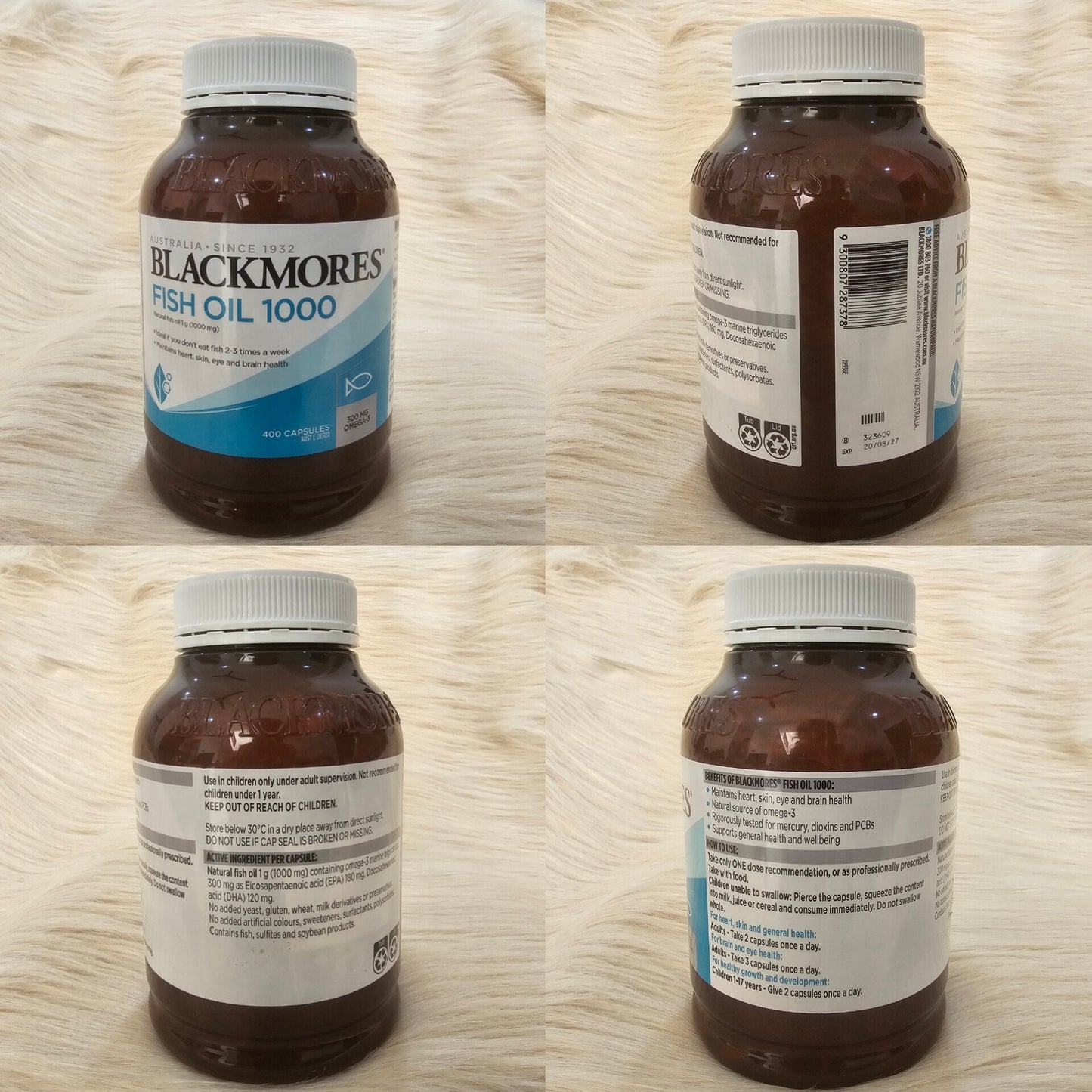 Blackmores Fish Oil 1000mg (400 Caps)