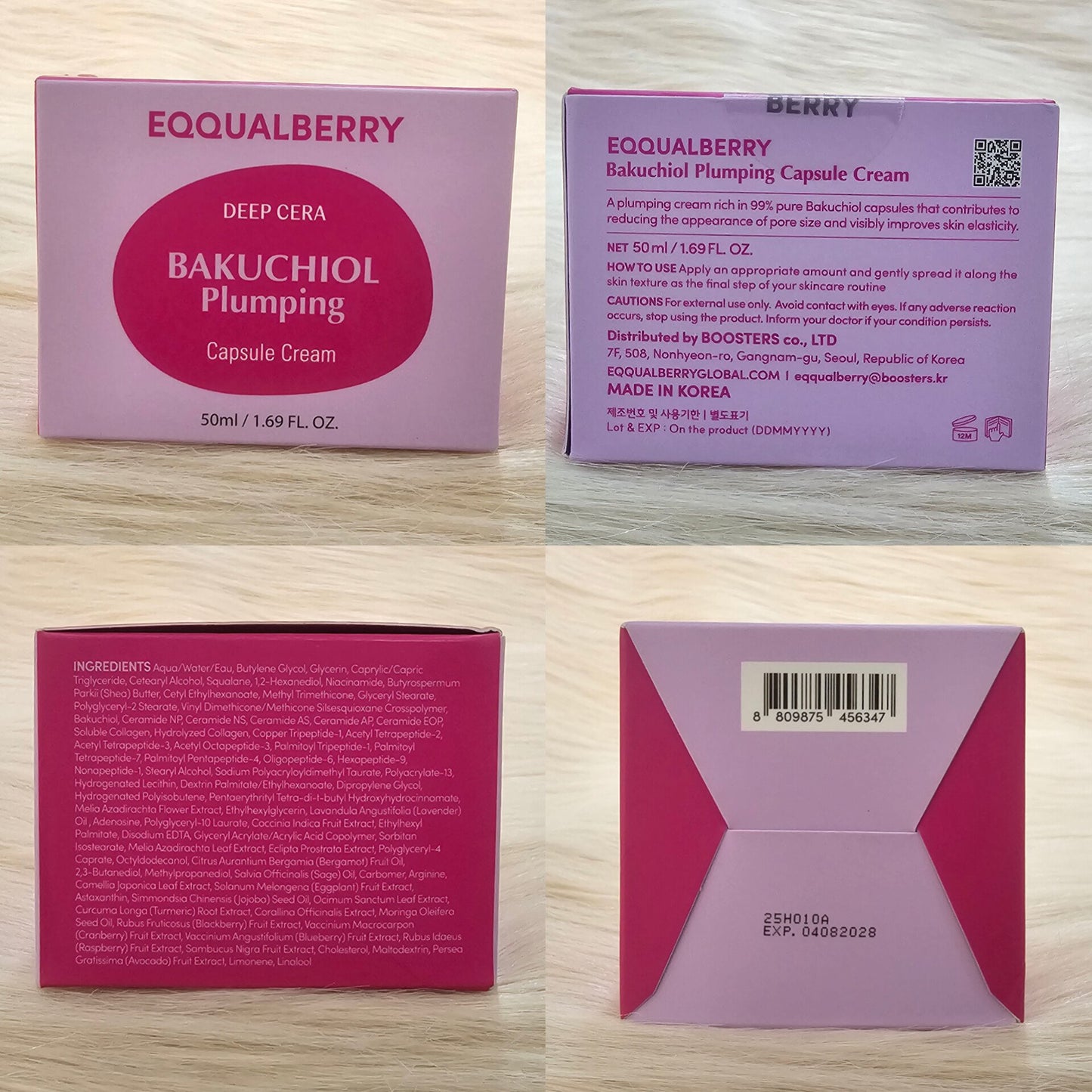 Eqqualberry Bakuchiol Plumping Capsule Cream 50ml