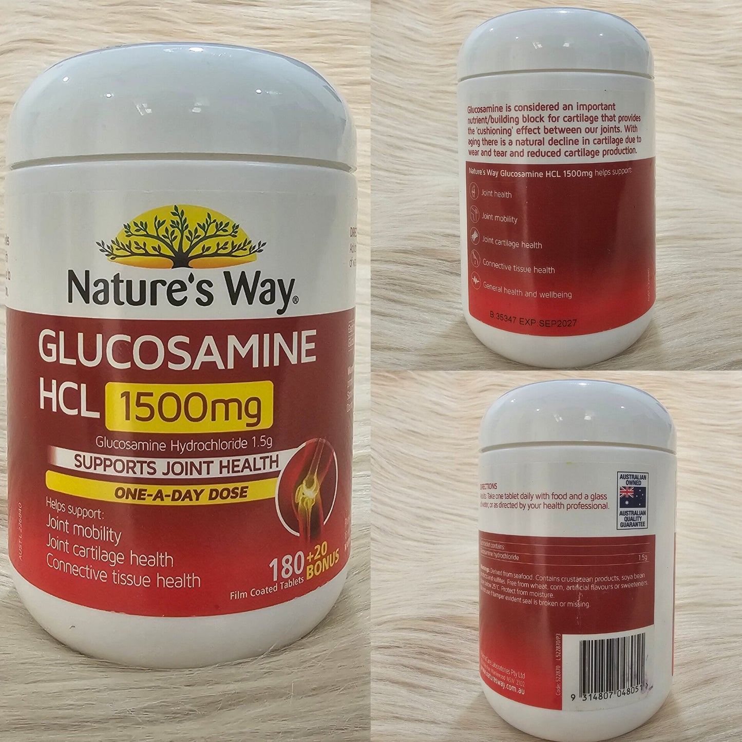 Nature’s Way Glucosamine 1500mg (200 Tablets)
