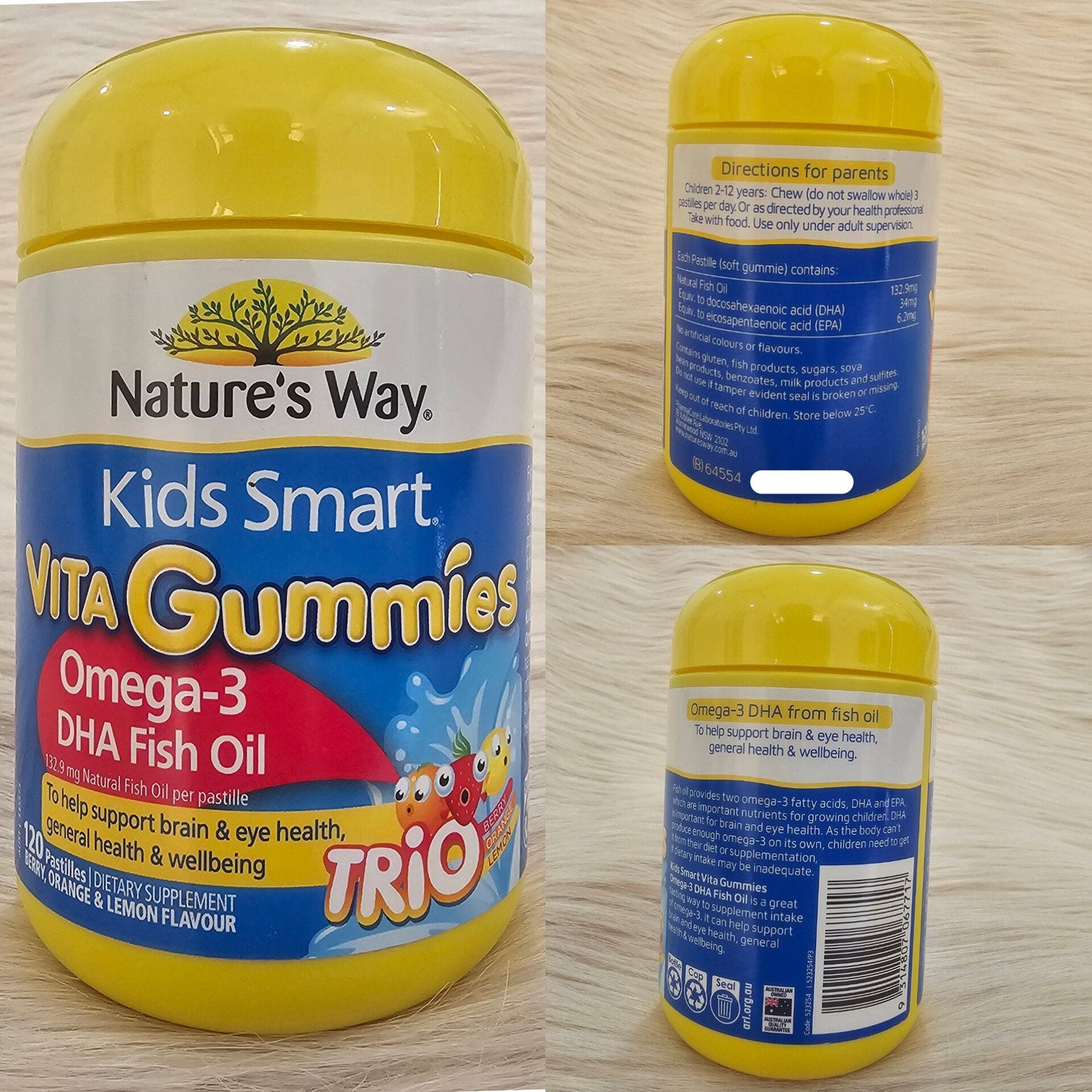 Nature’s Way Kids Smart Omega-3 DHA Gummies 120s
