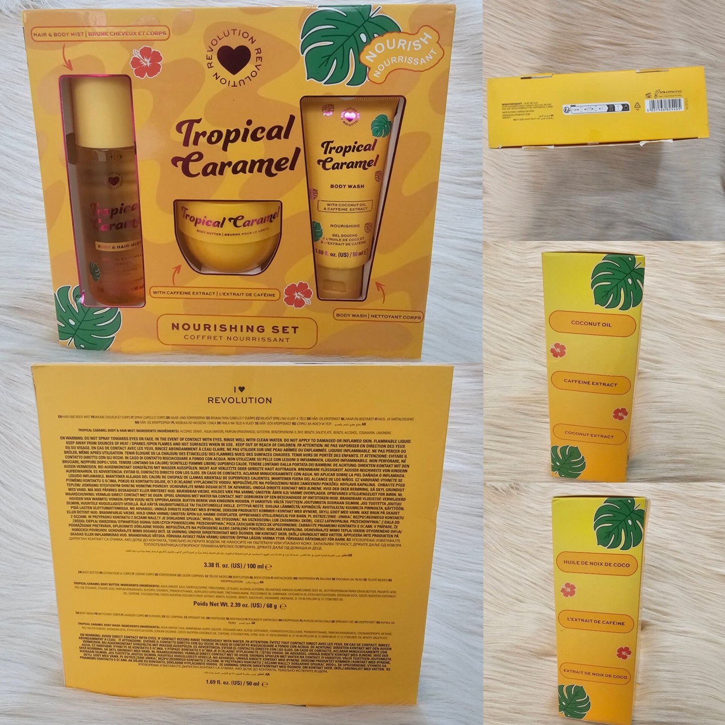 I Heart Revolution Tropical Caramel Bath & Body Gift Set