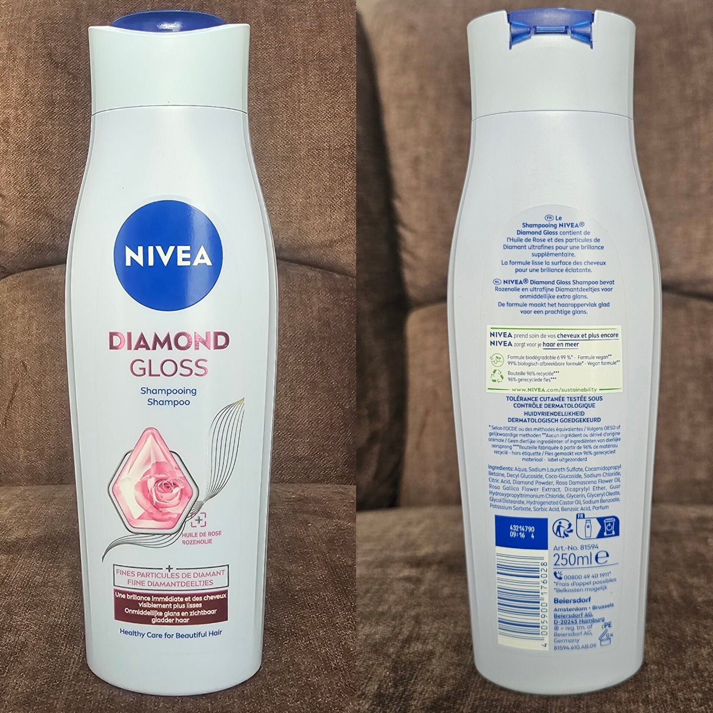 NIVEA Diamond Gloss Shampoo 250ml