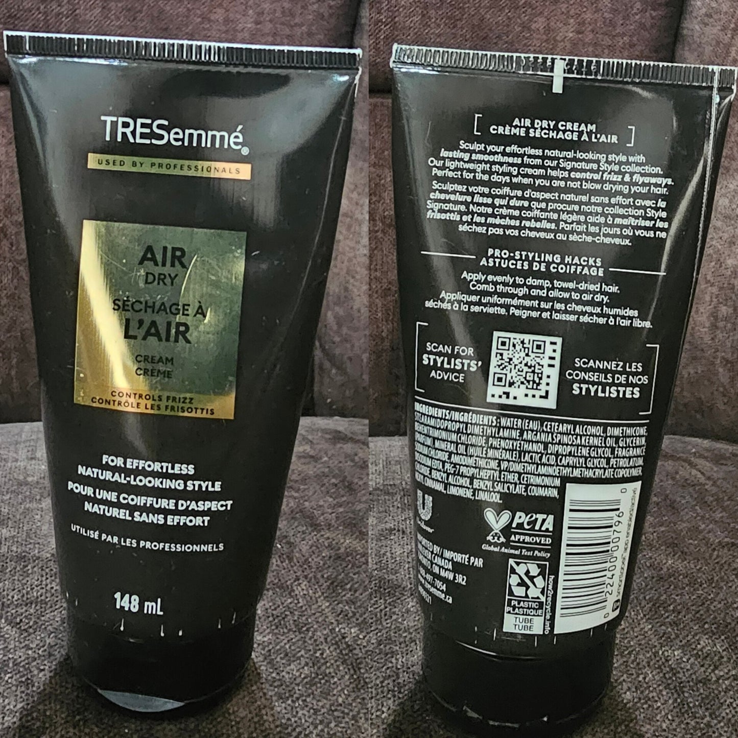TRESemmé Air Dry No Blow Dry Hair Cream 148ml