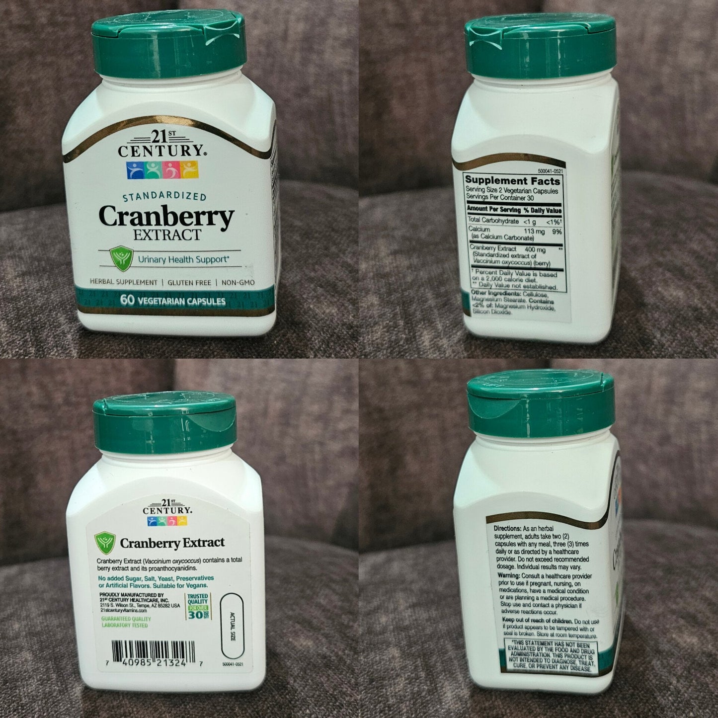 21st Century Cranberry Extract Capsules