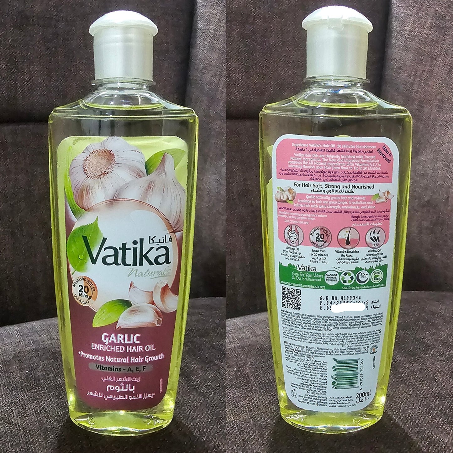Vatika Naturals Garlic Enriched Hair Oil – 200ml