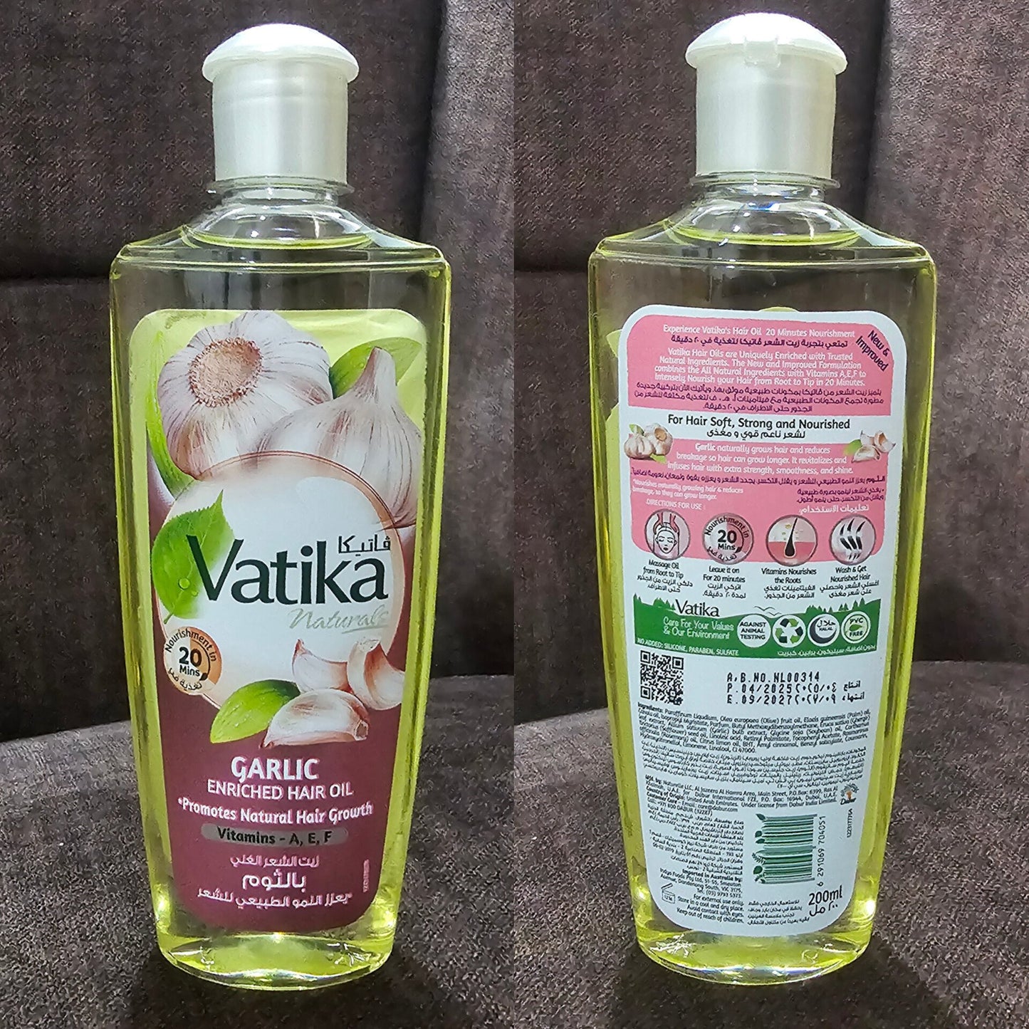 Vatika Naturals Garlic Enriched Hair Oil – 200ml