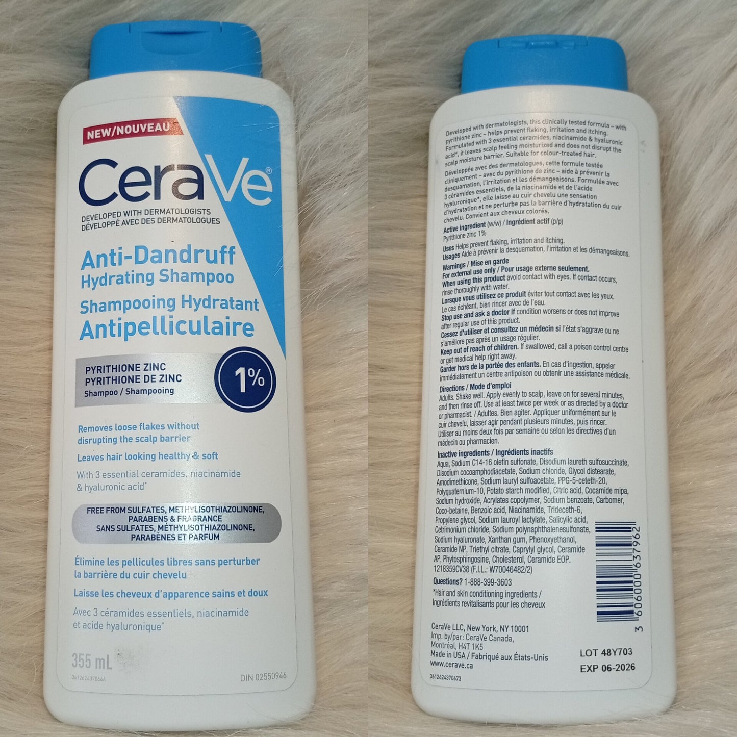 CeraVe Anti-Dandruff Hydrating Shampoo 355ml