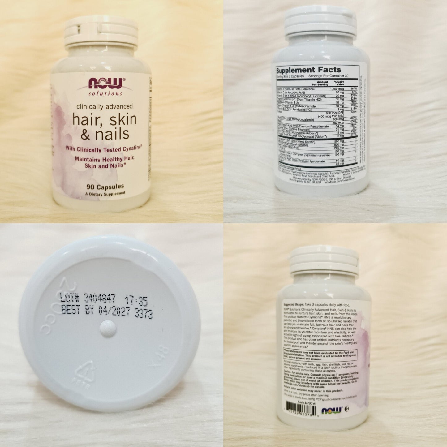 NOW Foods Clinically Advanced Hair, Skin & Nails – 90 Capsules
