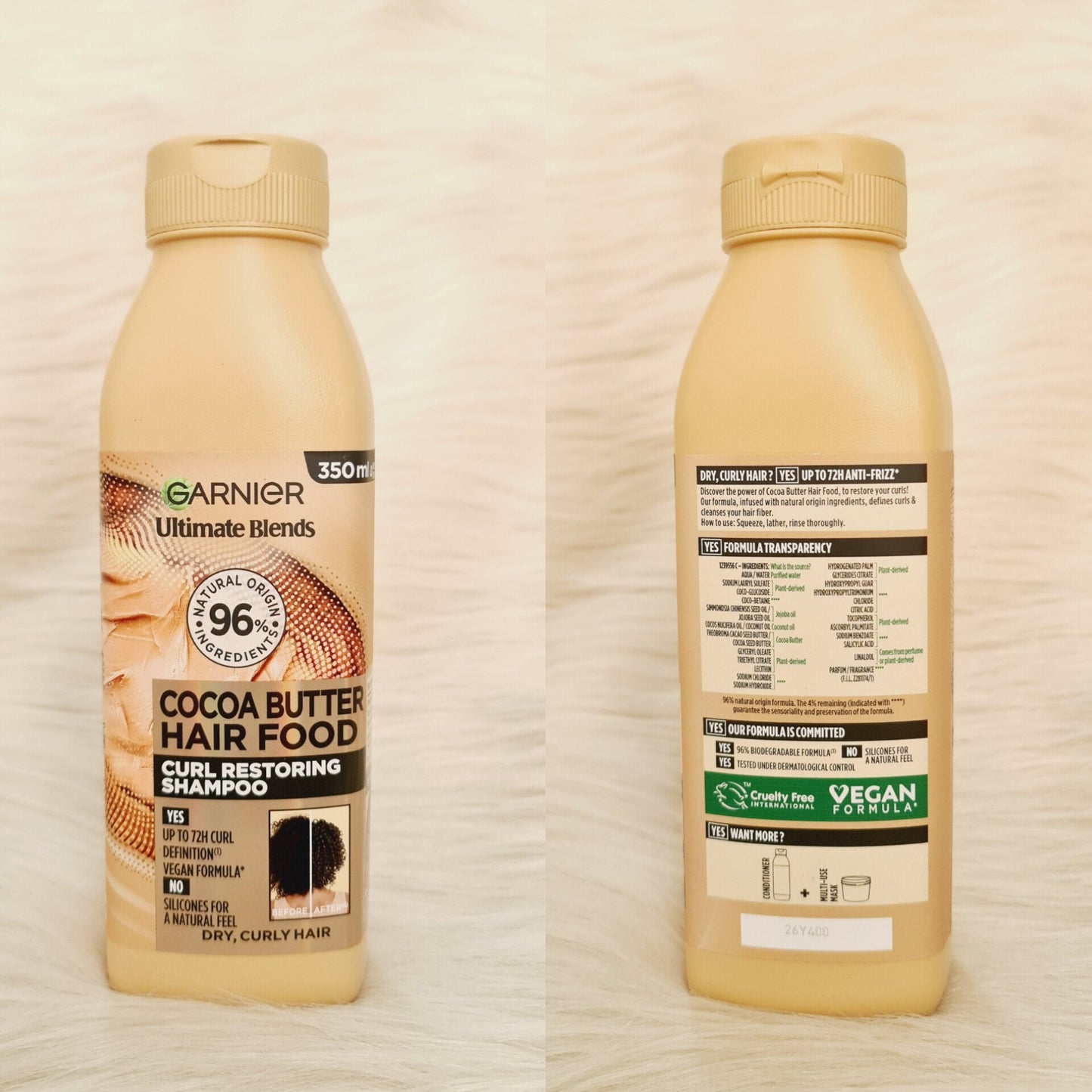 Garnier Hair Food Cocoa Butter Shampoo 350ml