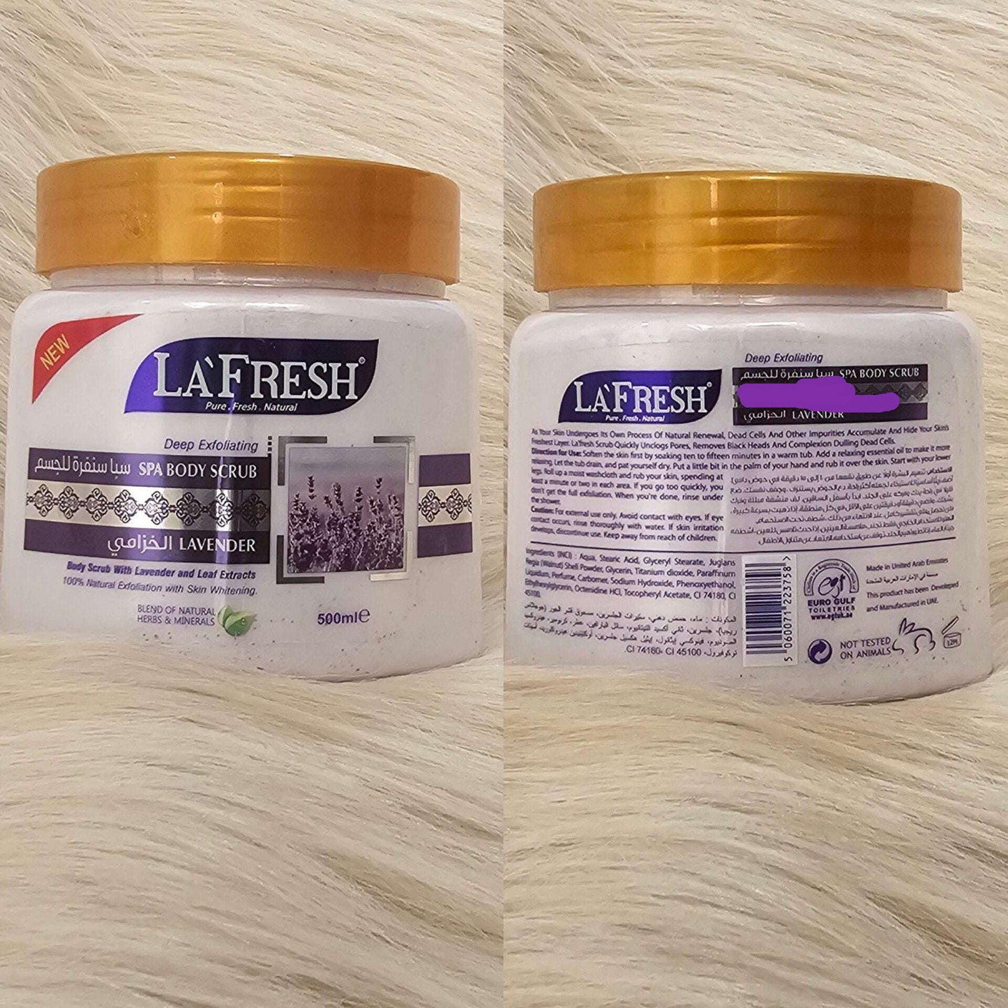 LaFresh Lavender Spa Body Scrub 500ml