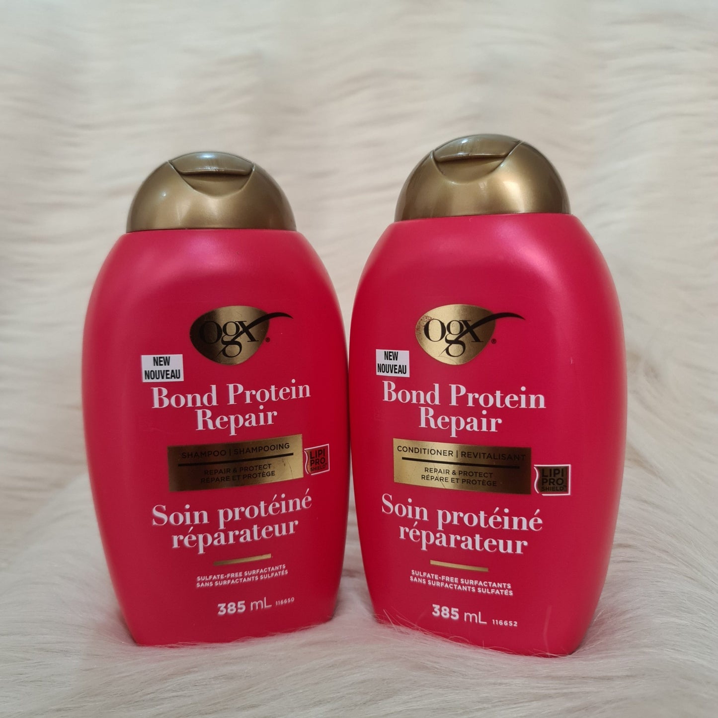 OGX Bond Protein Repair Shampoo & Conditioner Set 385ml