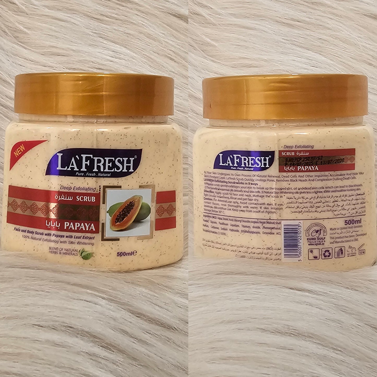 LaFresh Spa Body Scrub Papaya 500ml