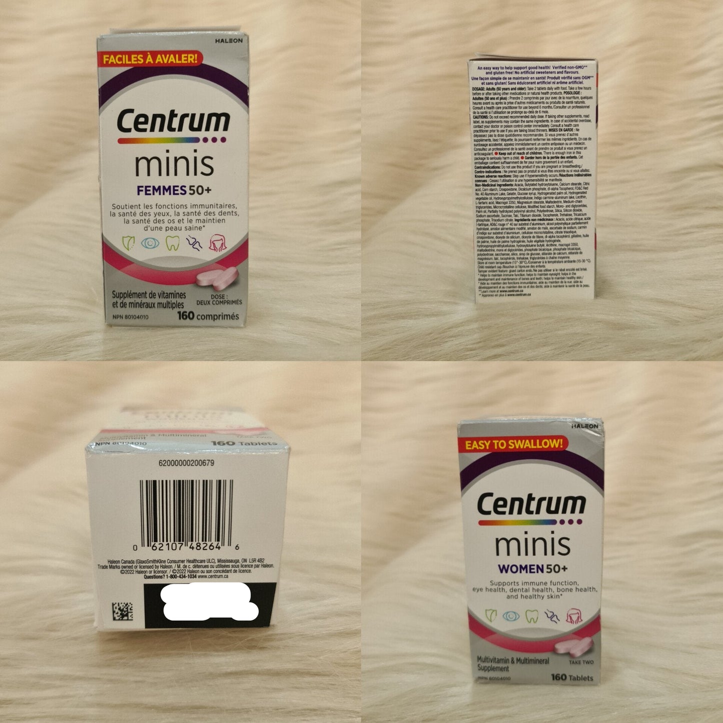 Centrum Women 50+ Multivitamins Supplement for, 160 Mini Tablets