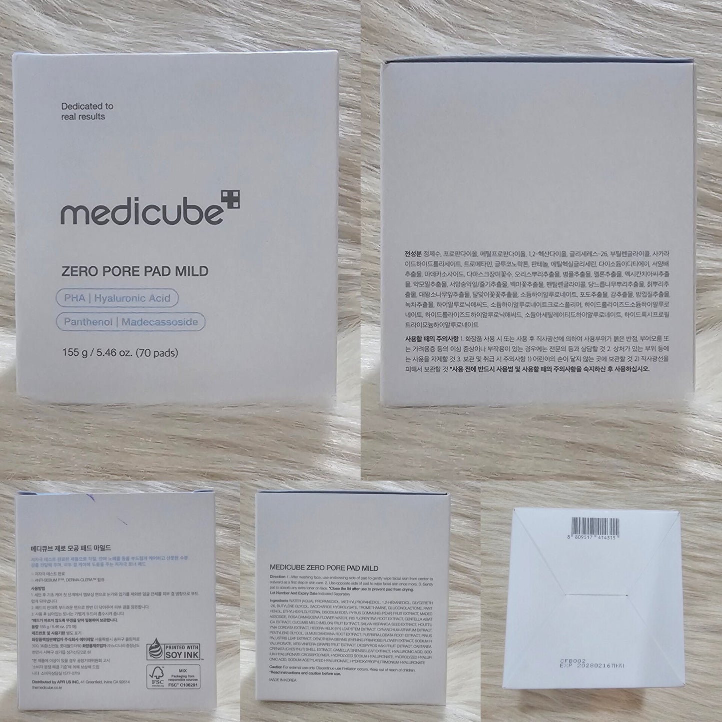 Medicube Zero Pore Pad Mild 155g