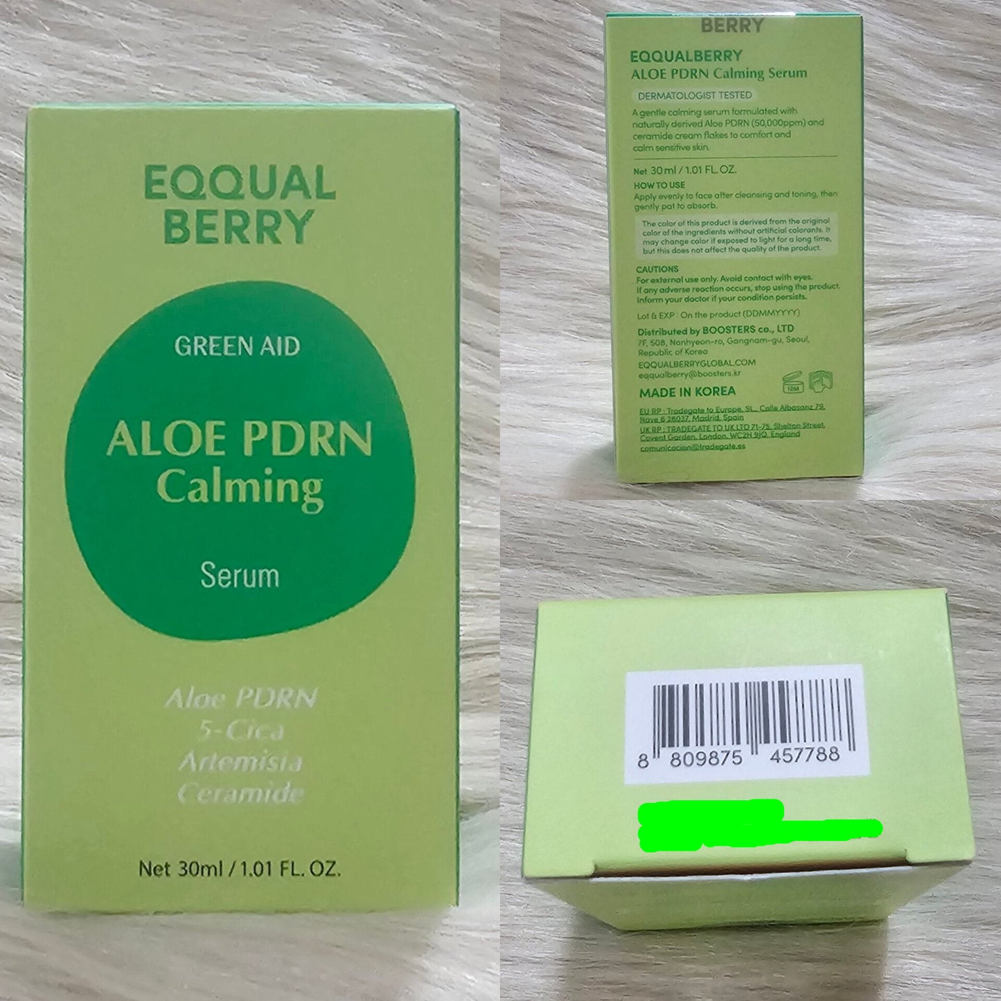 Eqqualberry Aloe PDRN Calming Serum 30ml