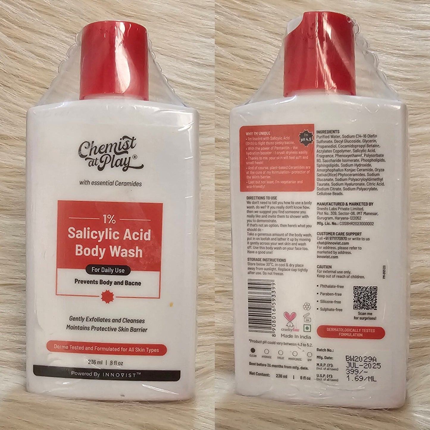 Salicylic Acid Body Wash for Acne Control – 236 ml