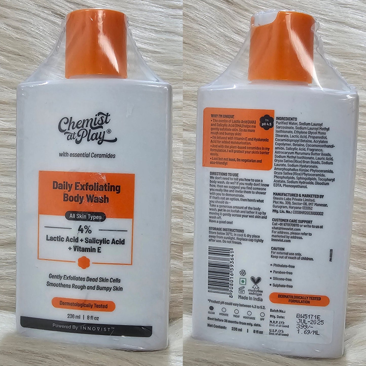 Chemist At Play Exfoliating Body Wash 236ml