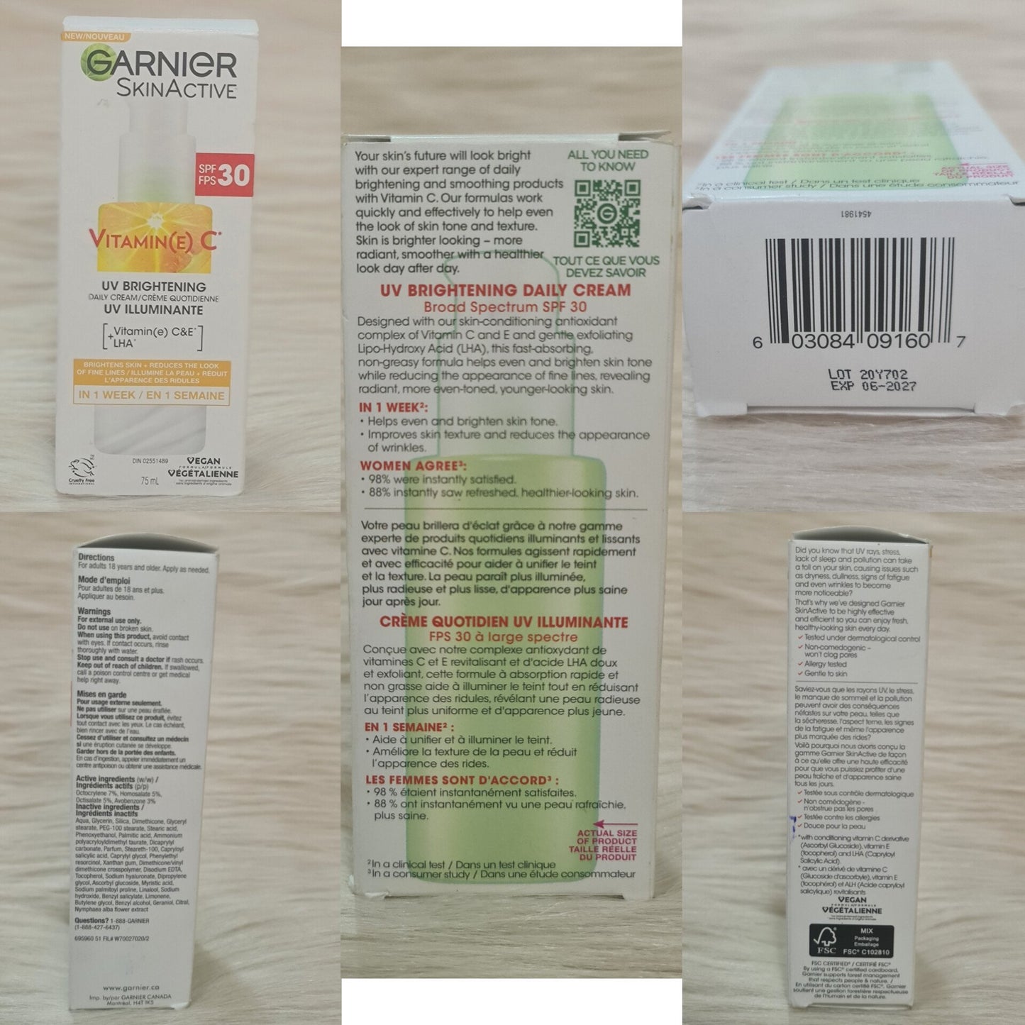 Garnier Vitamin C Brightening Cream SPF 30 (75ml)