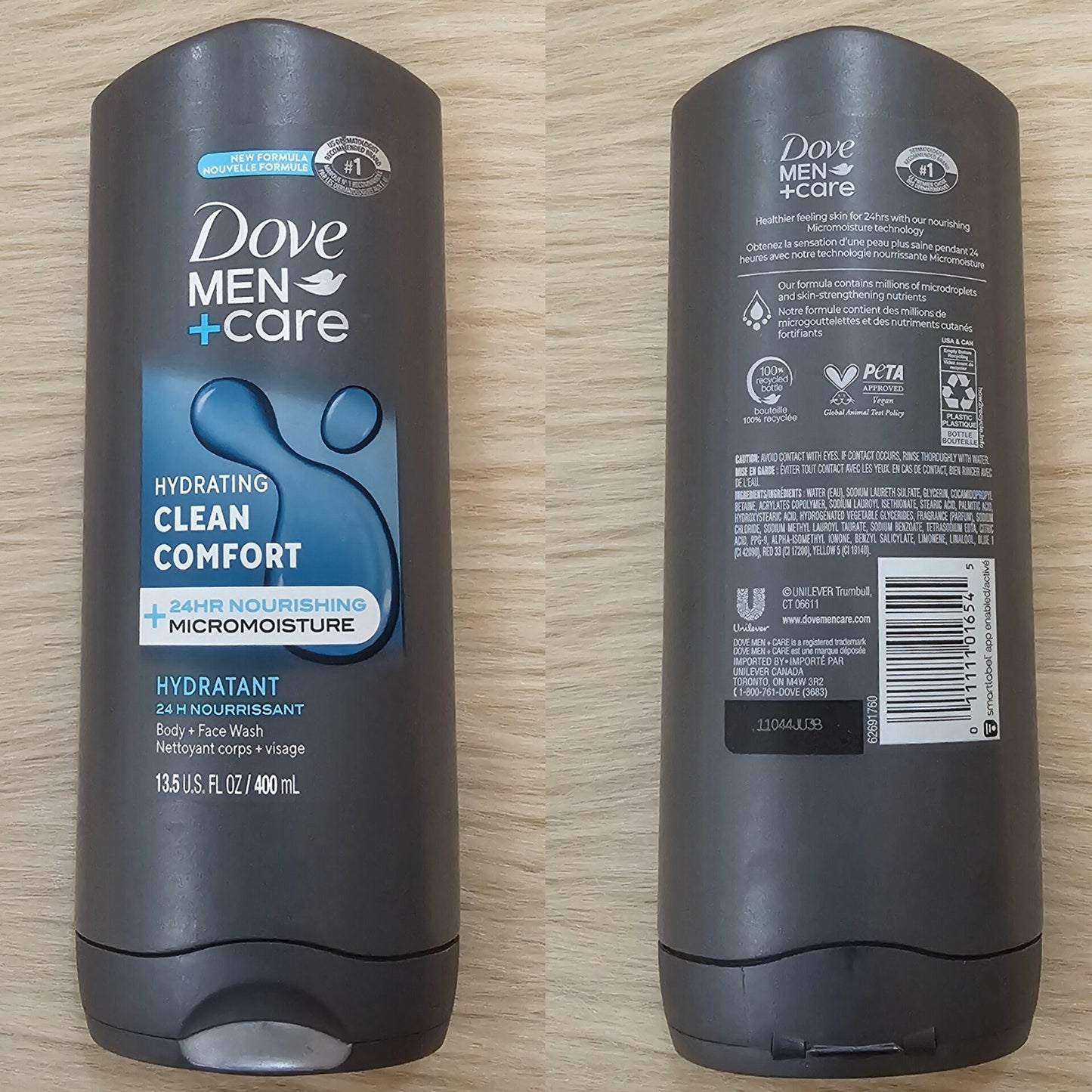 Dove Men+Care Clean Comfort Body Wash 400ml