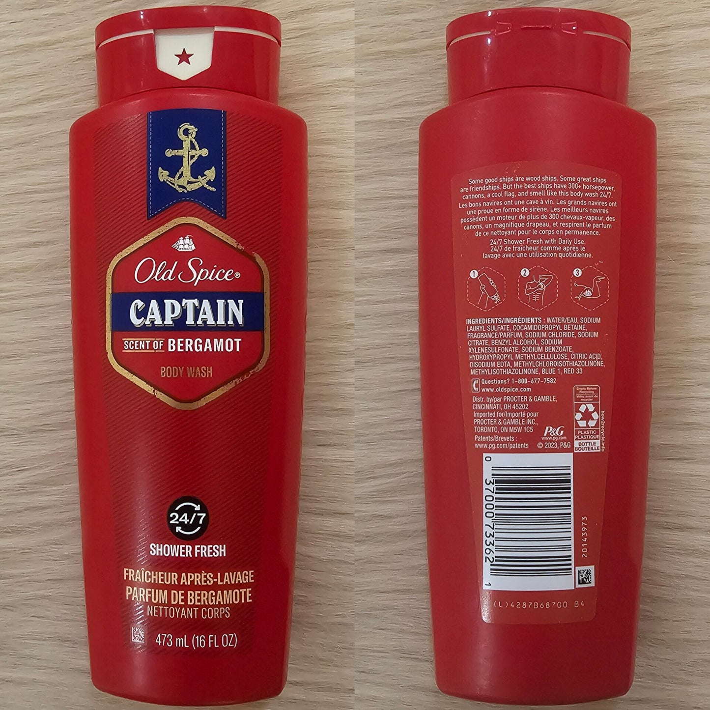 Old Spice Red Collection Captain Body Wash 473ml