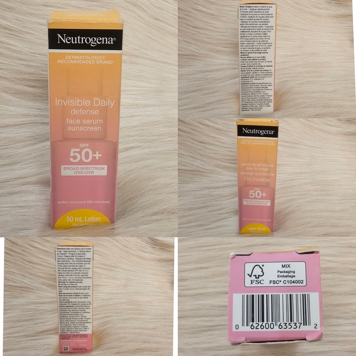Neutrogena Invisible Daily Defense SPF 50+ Serum 50ml