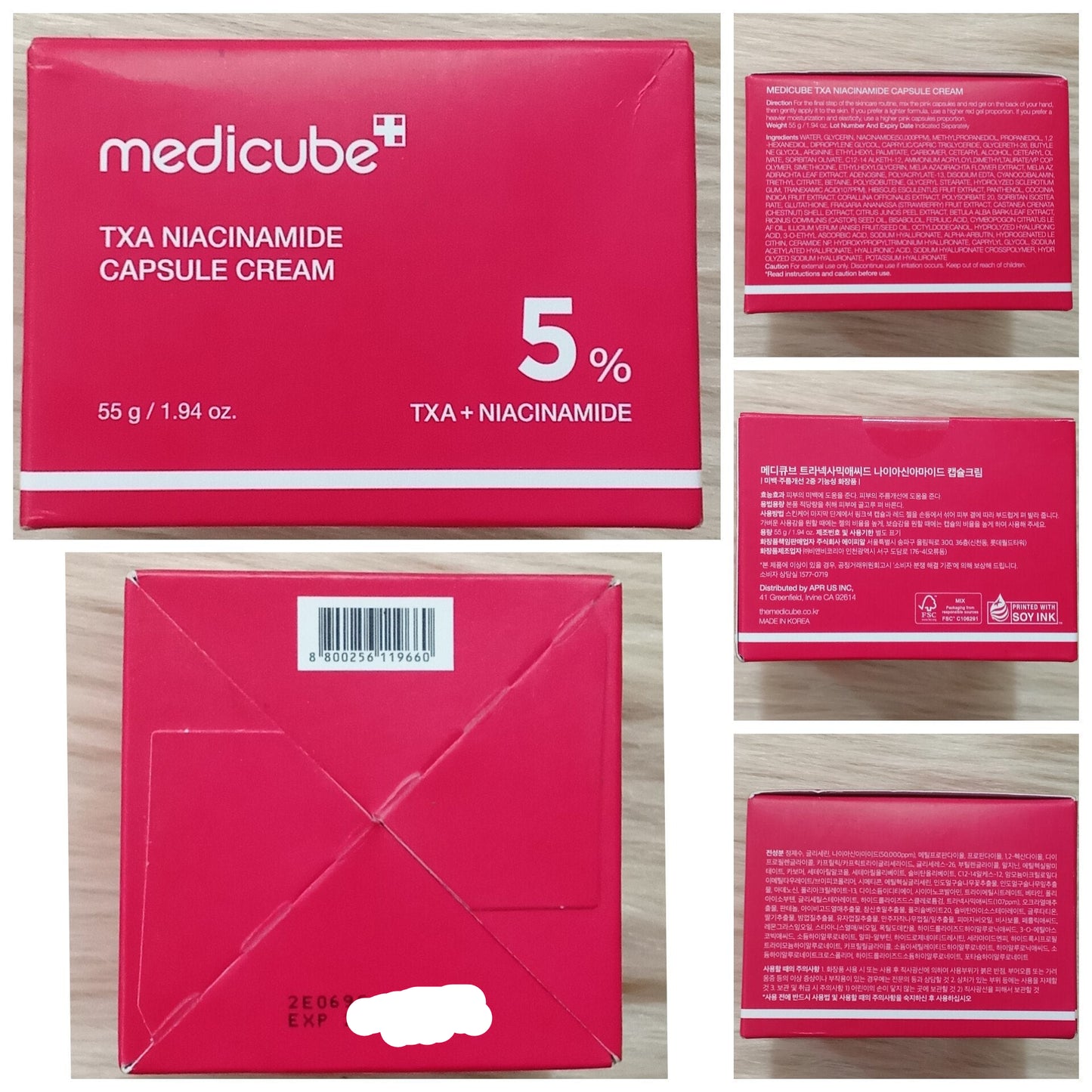 Medicube TXA Niacinamide Capsule Cream 55g