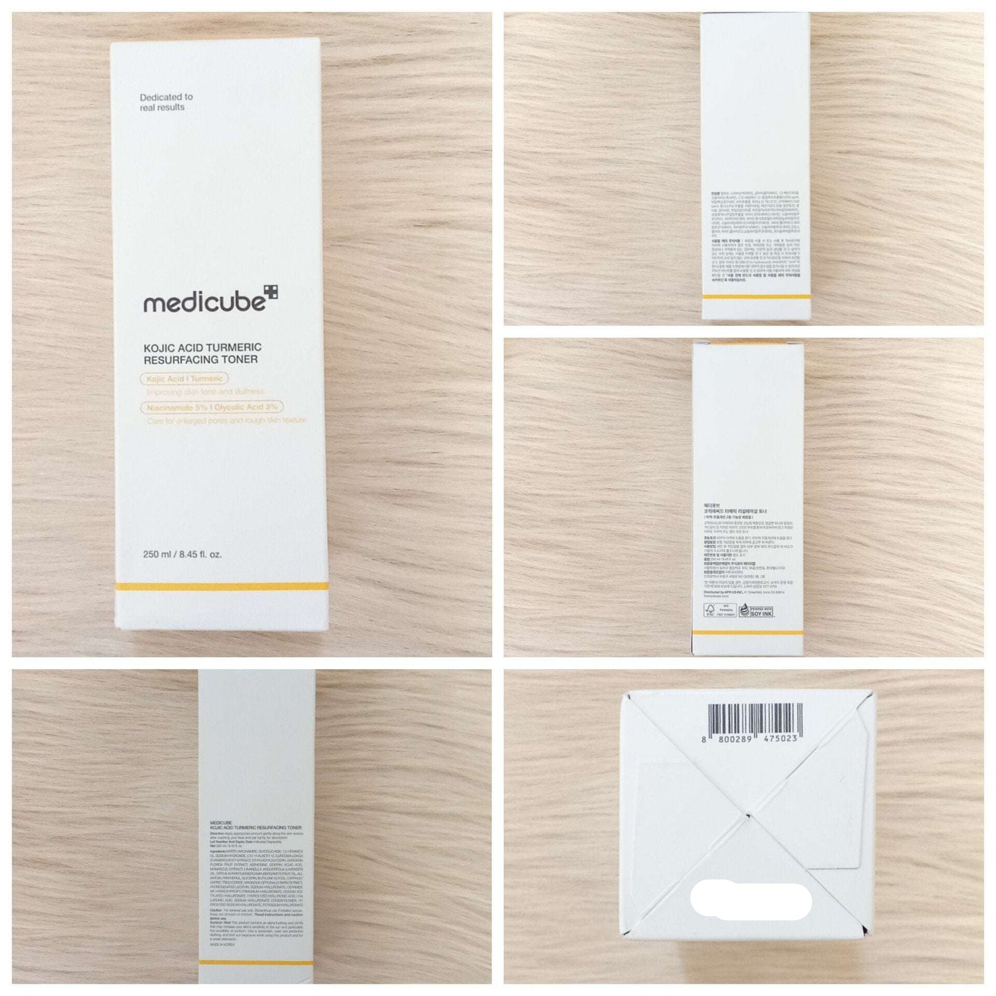 Medicube Kojic Acid & Turmeric Brightening Toner 250ml