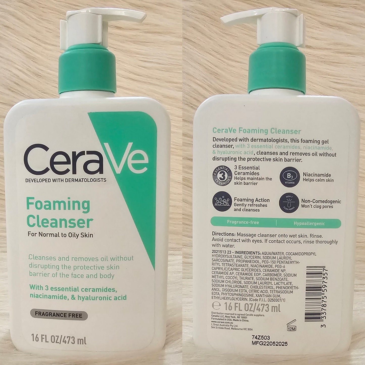 CeraVe Foaming Facial Cleanser 473ml