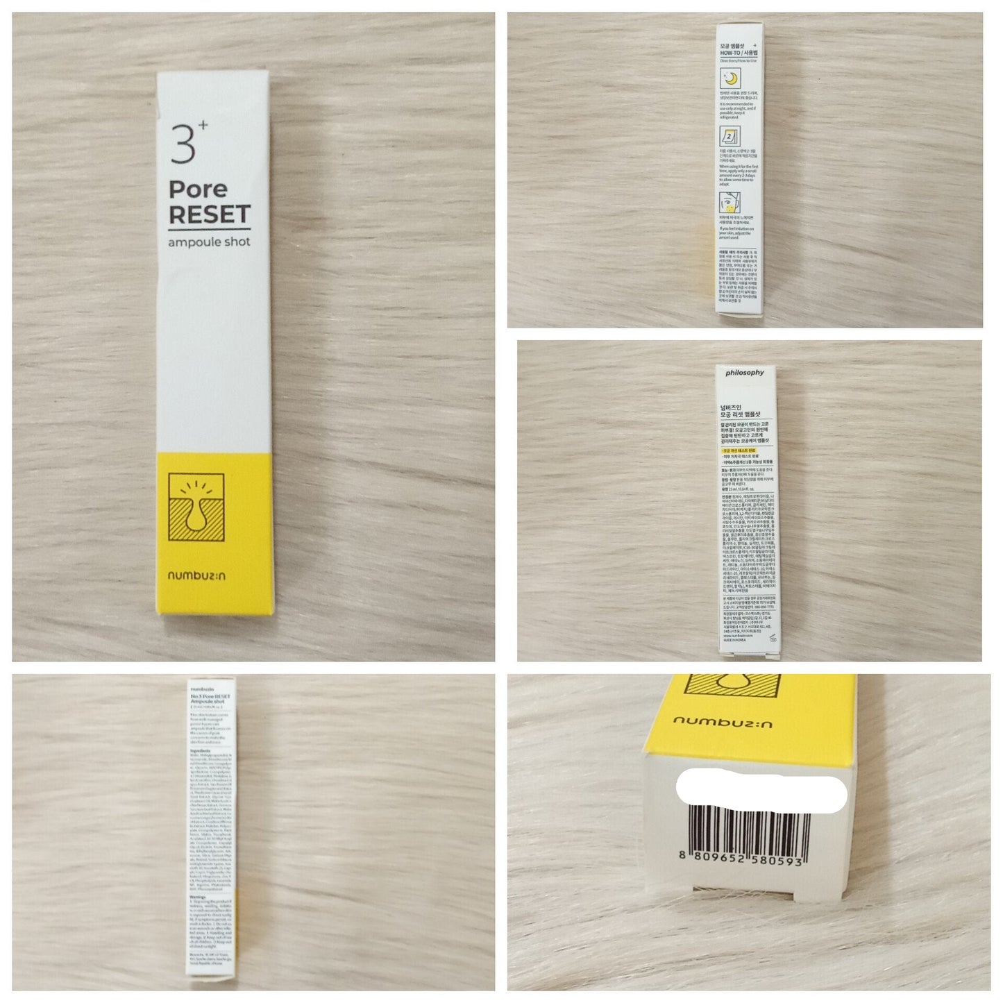 Numbuzin No.3 Pore Reset Ampoule Shot 25ml