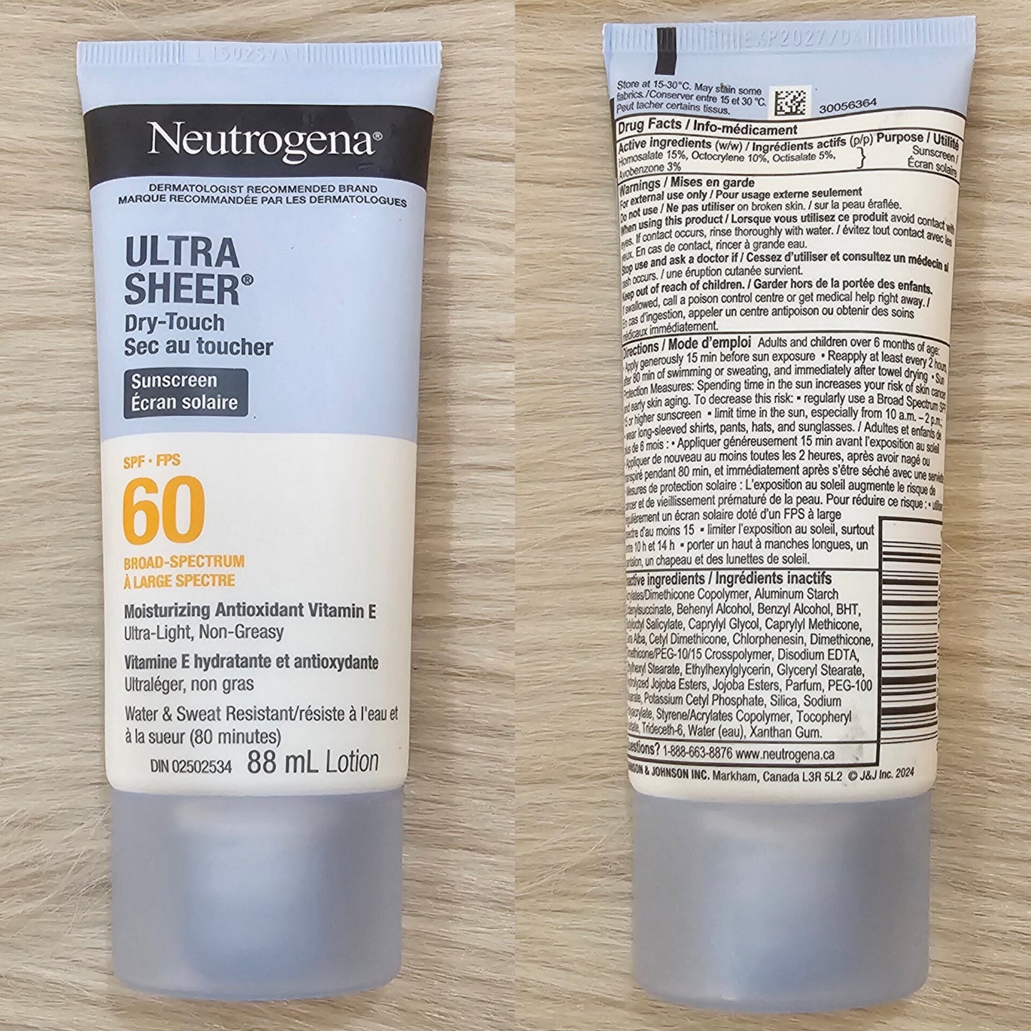 Neutrogena Ultra Sheer Dry-Touch Sunscreen SPF 60 88ml