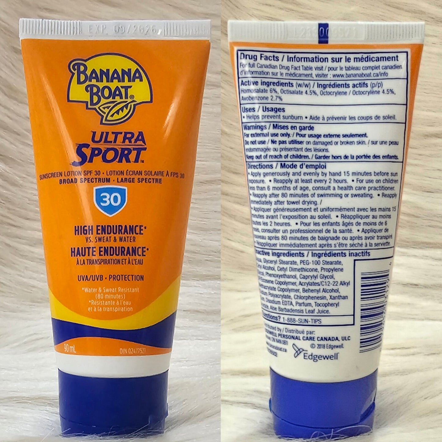 ( Discounted Product ) Banana Boat Ultra Sport SPF 30 Sunscreen Lotion 90ml