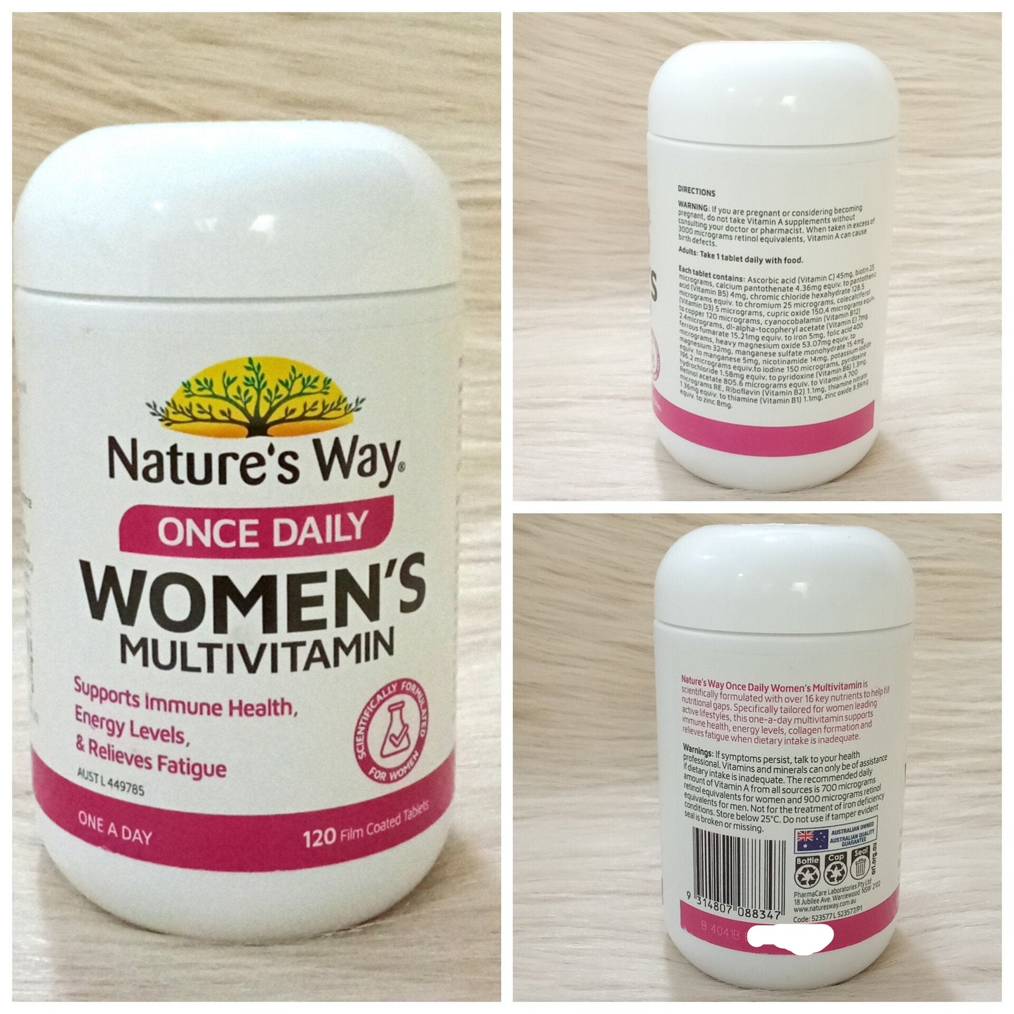 Nature’s Way Once Daily Women’s Multivitamin 120s