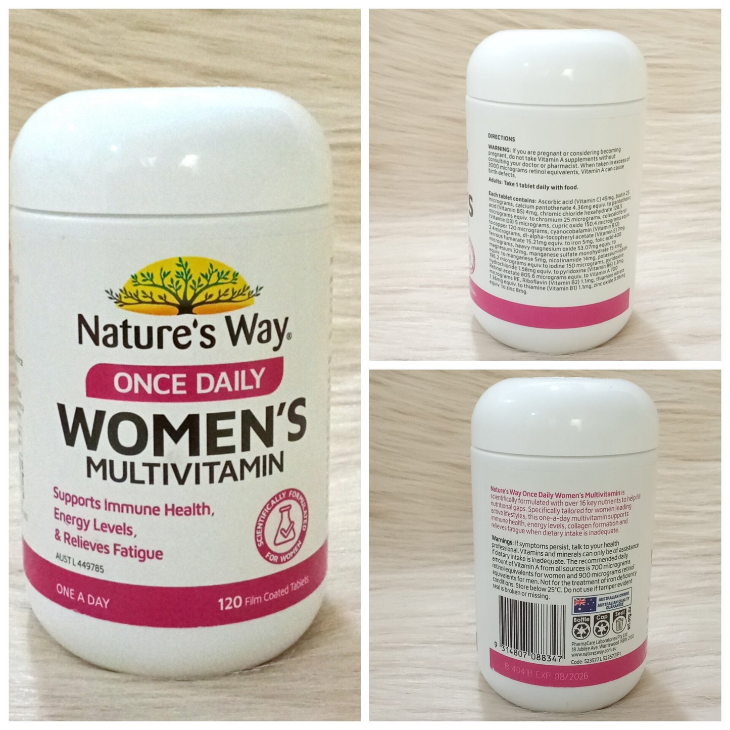 Nature’s Way Once Daily Women’s Multivitamin 120s
