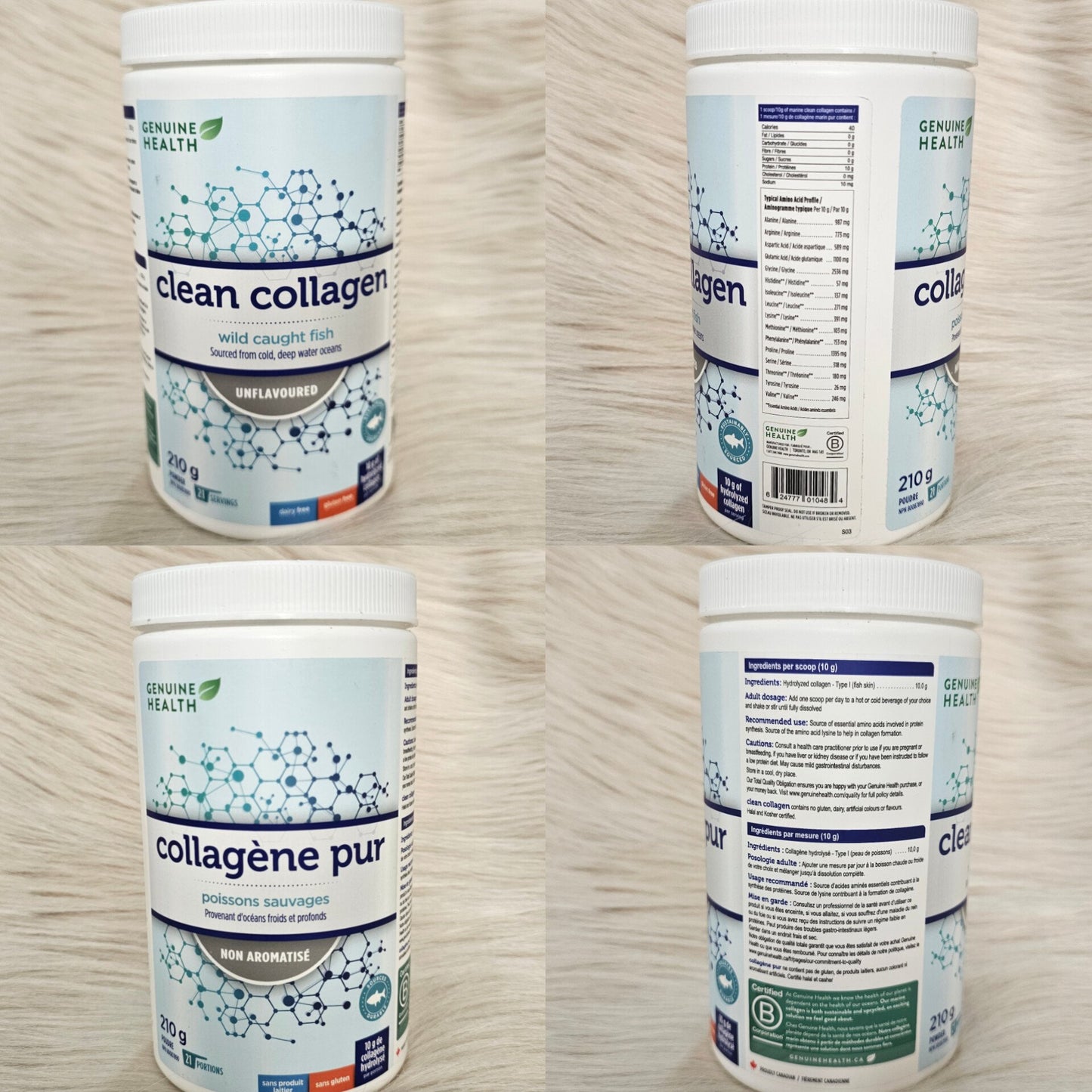 Genuine Health Marine Clean Collagen Powder 210g