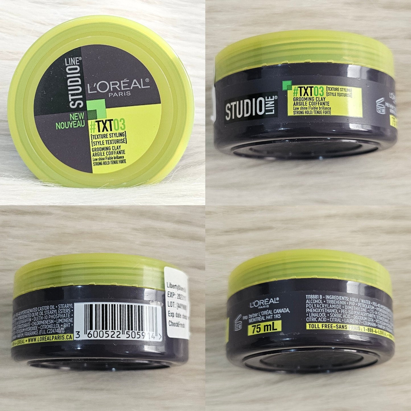 L’Oréal Studio Line Strong Hold Matte Clay 75ml