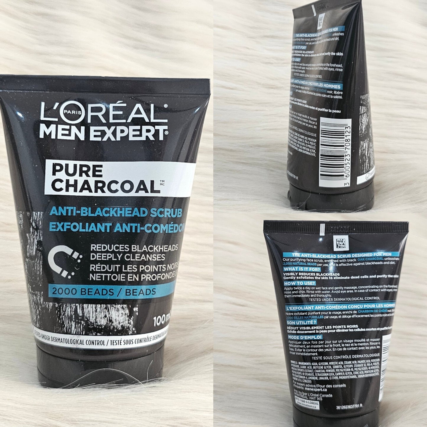 L’Oréal Men Expert Charcoal Anti-Blackhead Scrub 100ml