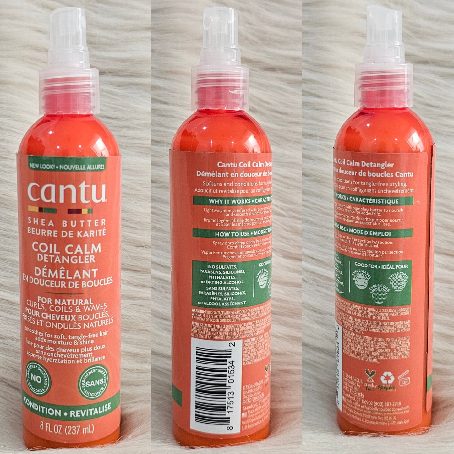 ( Discounted Product ) CANTU Coil Calm Detangler 237ml