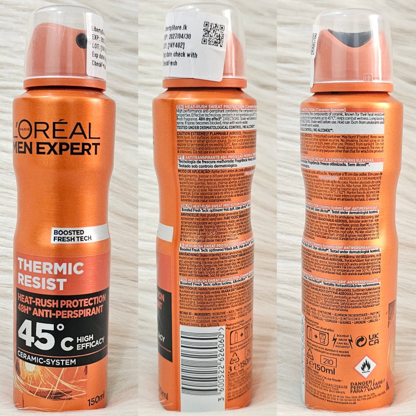 L’Oréal Men Expert Thermic Resist 48H Antiperspirant 150ml