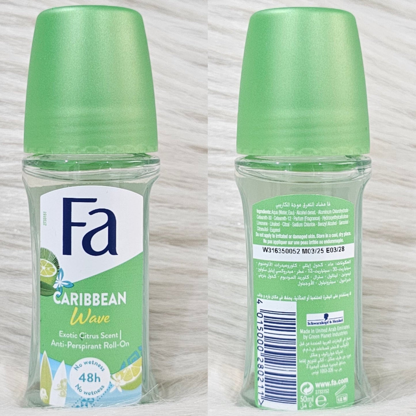 Fa Caribbean Wave Anti-Perspirant Roll-On 50ml