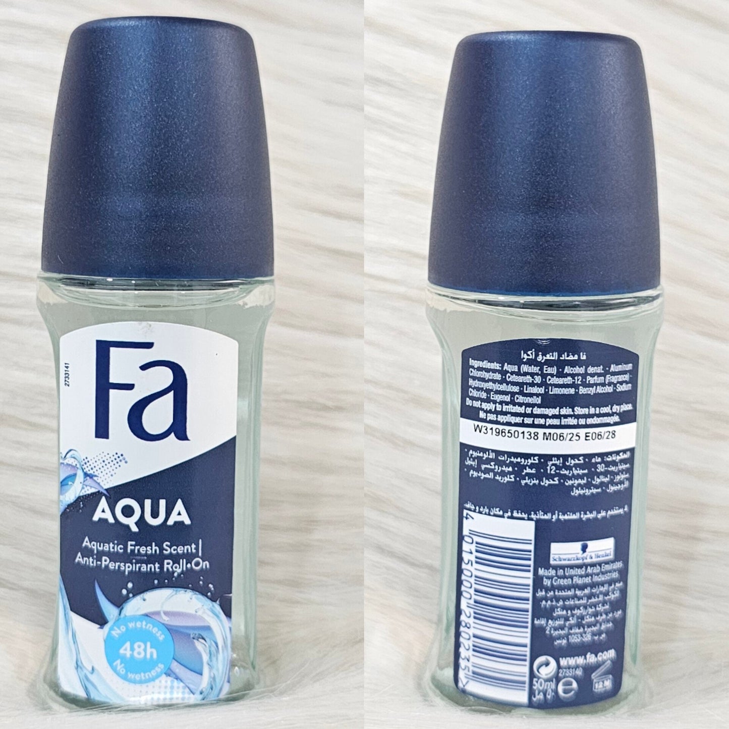 FA Aqua Aquatic Fresh Roll-On 50ml