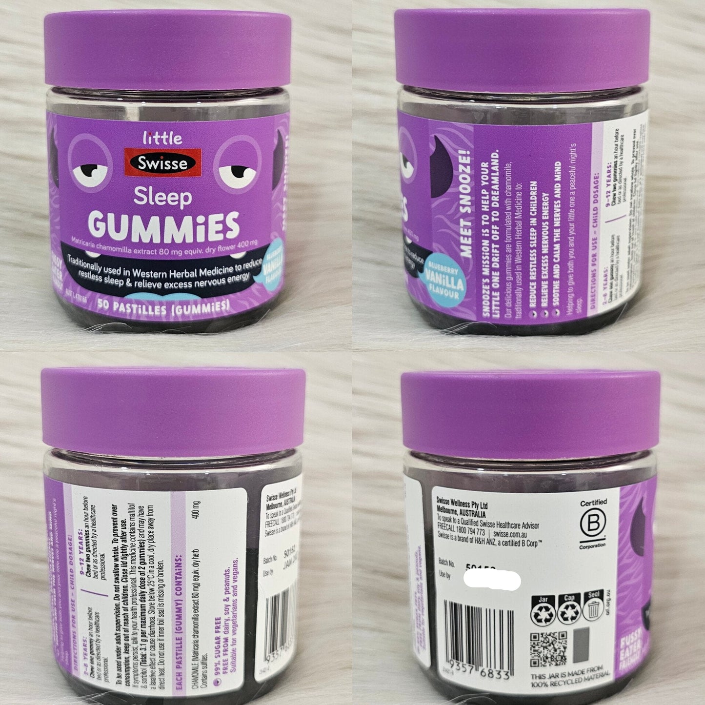 Swisse Little Sleep Gummies 50 Pack