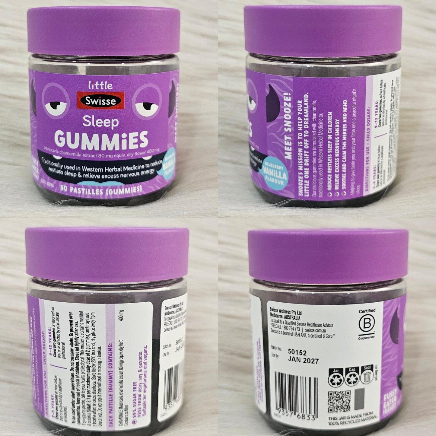 Swisse Little Sleep Gummies 50 Pack