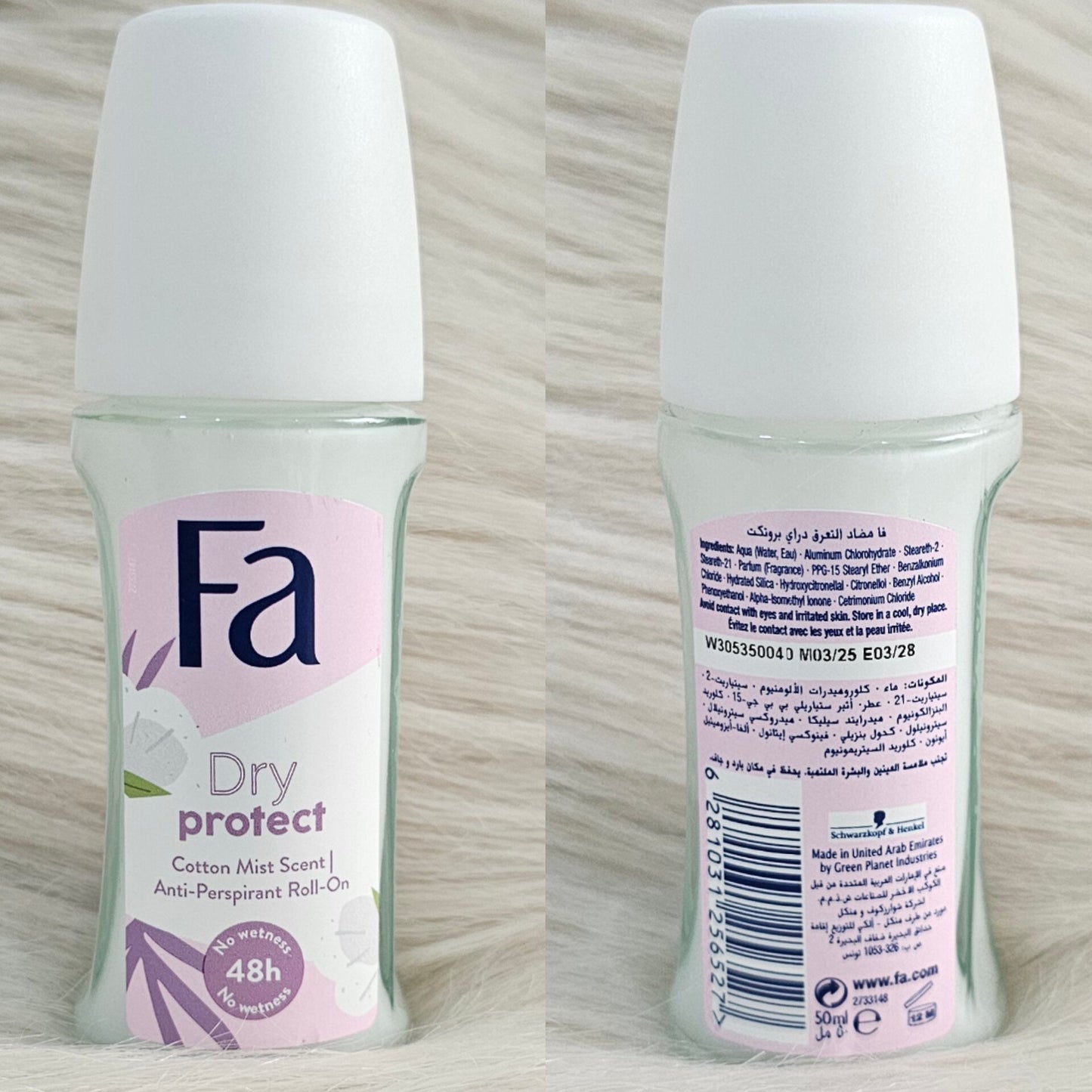 FA Roll-On Dry Protect Deodorant 50ml