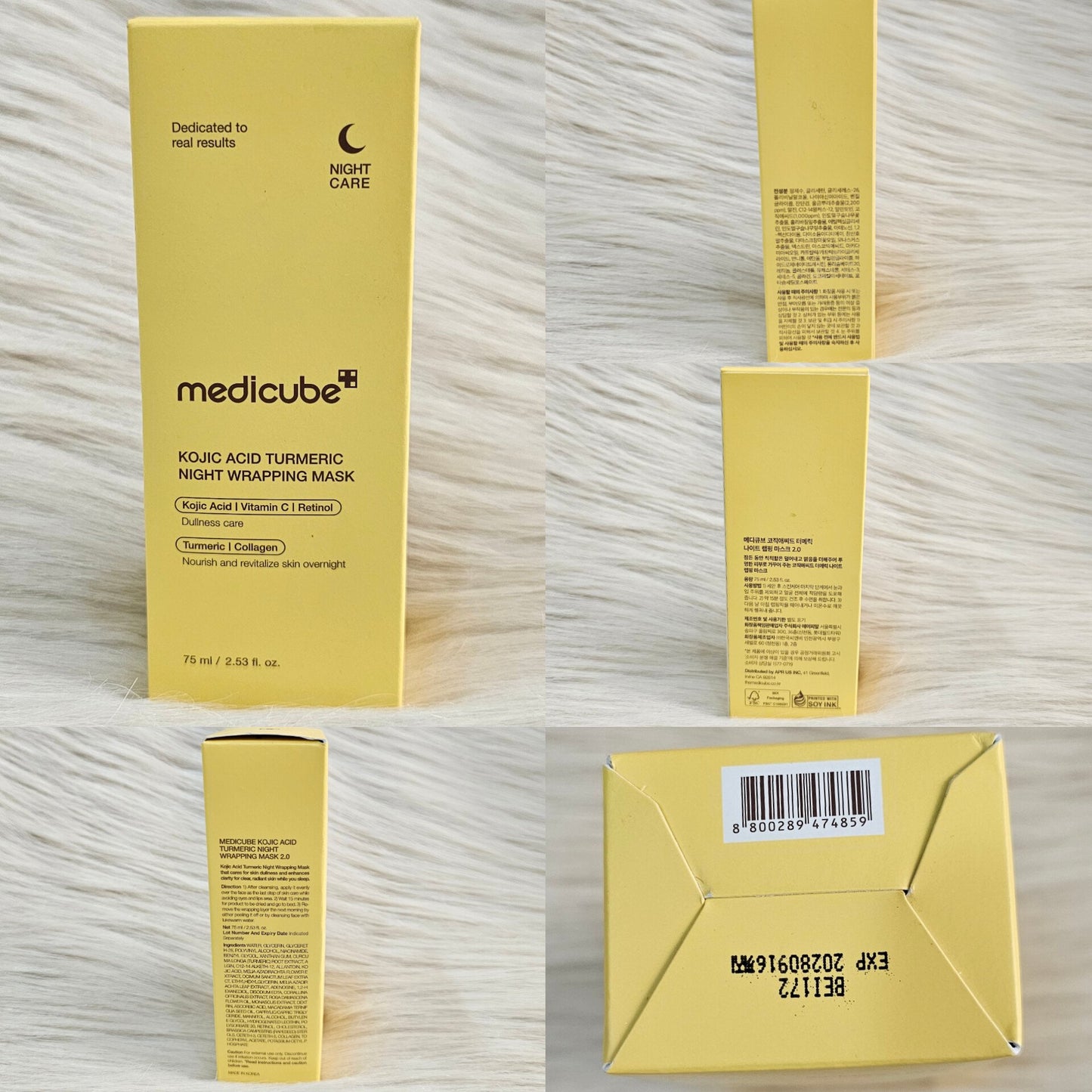 Medicube Kojic Acid & Turmeric Night Mask 75ml