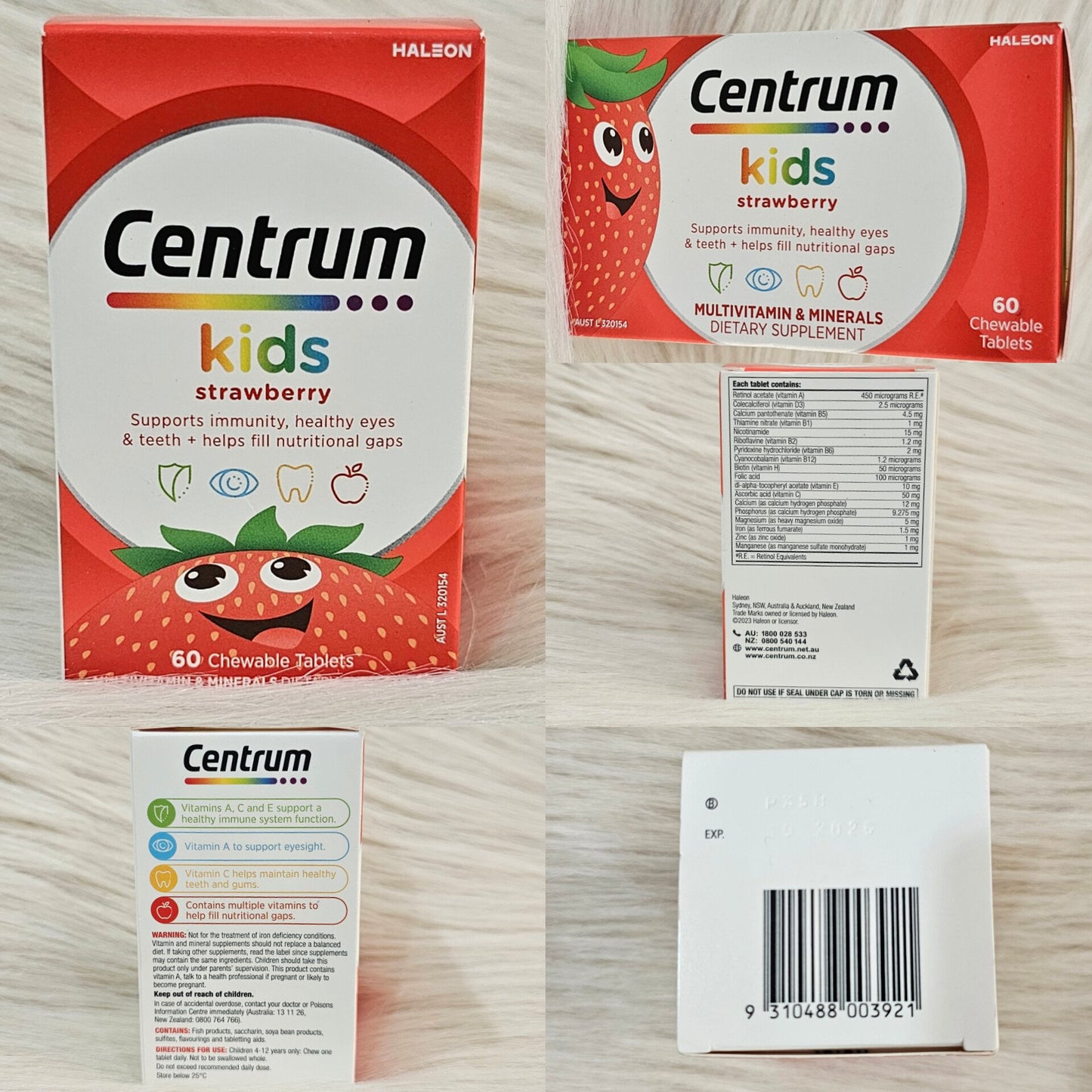 Centrum Kids Multivitamin Strawberry – 60 Tablets