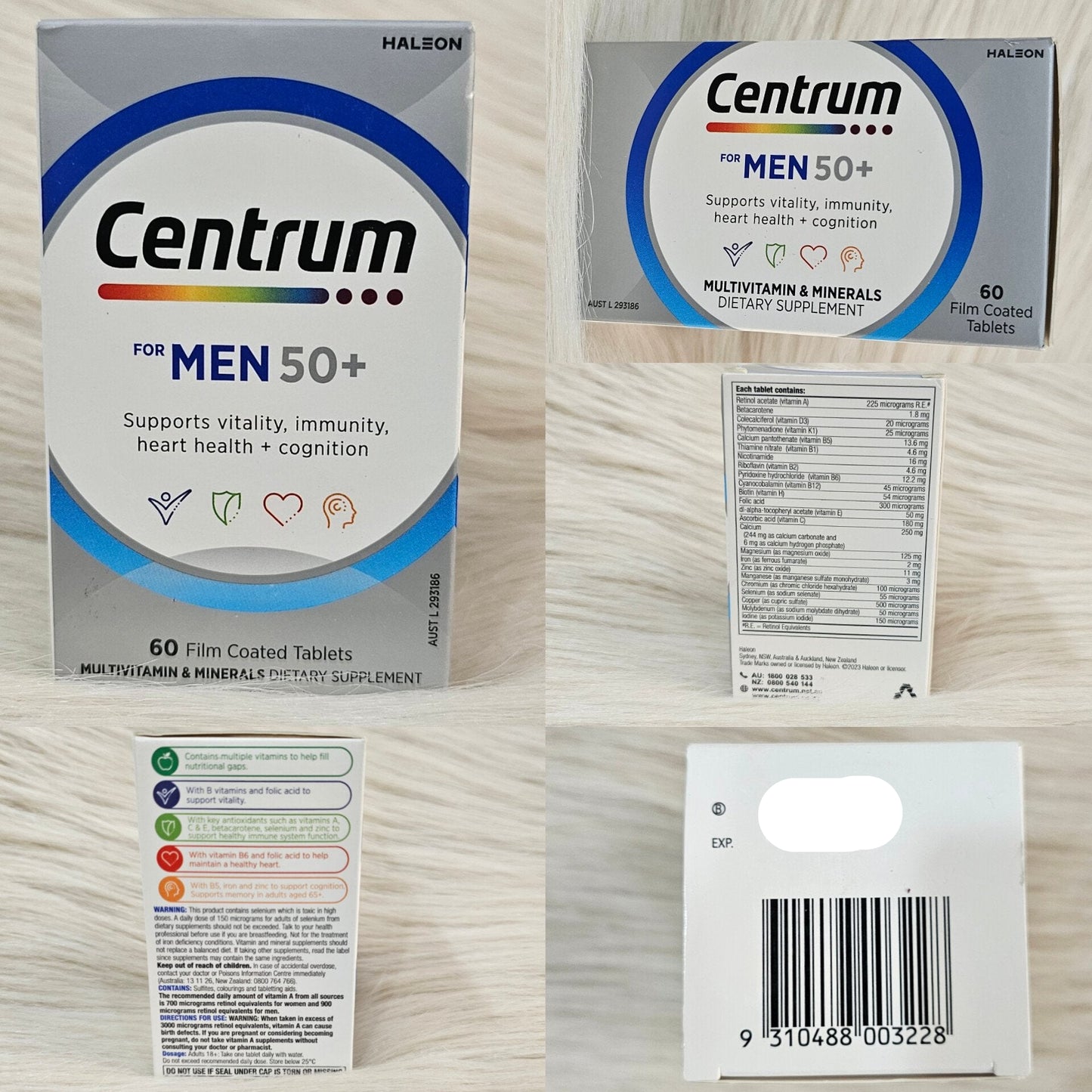 Centrum Men 50+ Multivitamin (60 Tablets)
