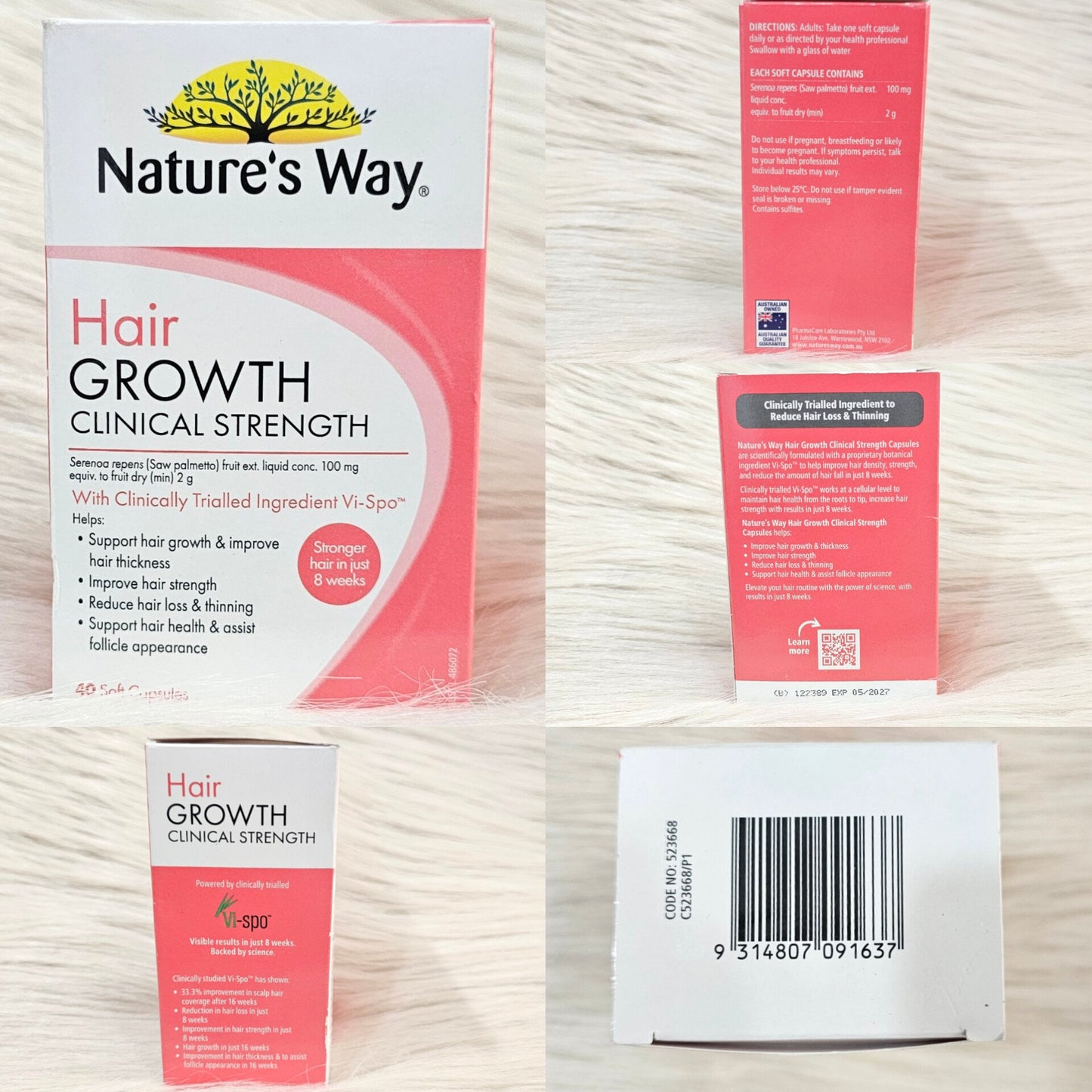 Hair Growth Clinical Strength – 40 Capsules